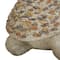 14" Gray Stone Farmhouse Turtle Garden Sculpture